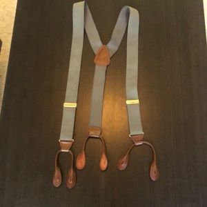 Men's taupe-colored suspenders